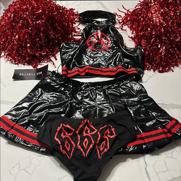 Dolls Kill Dresses & Skirts - Trickz n Treatz Anarchy Cheerleader